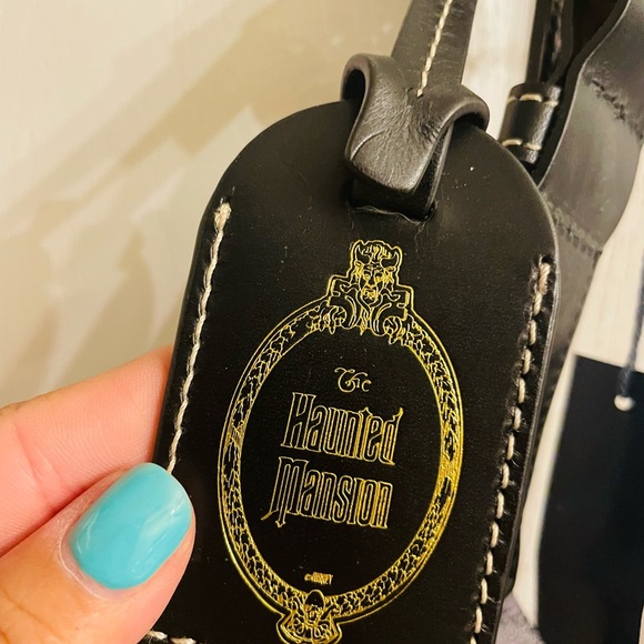 Dooney & Bourke Disney Haunted Mansion 2018 Black and Purple Shoulder Bag - Picture 5 of 10